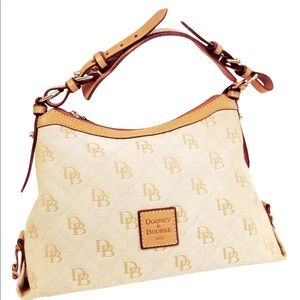 Dooney & Bourke Tan Pebbled Leather Medium Satchel